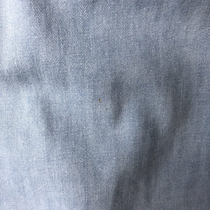 Ralph Lauren POLO by Ralph Lauren long sleeve cotton shirt, men's XL size cotton blue type Vintage Second Hand