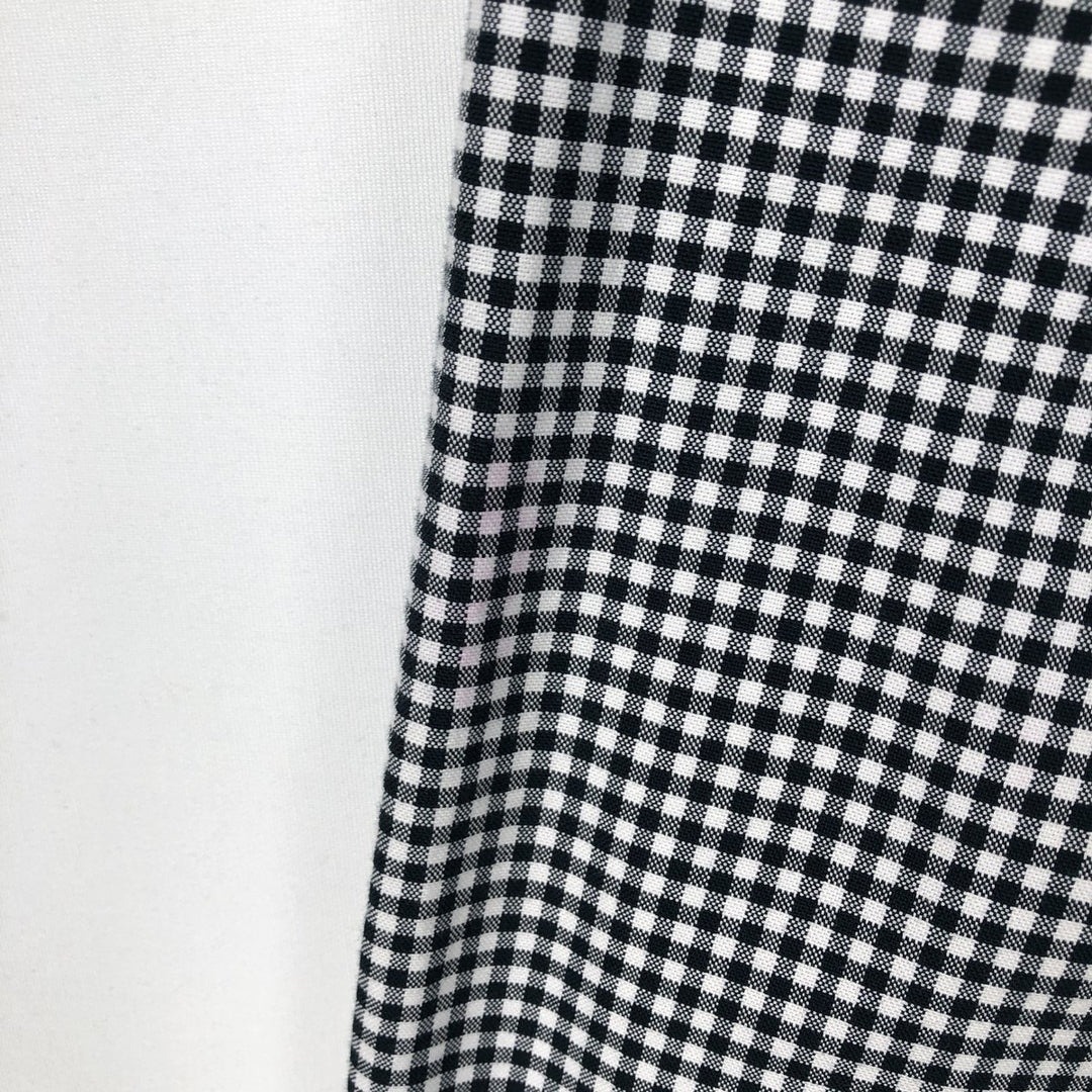 Ralph Lauren POLO RALPH LAUREN CLASSIC FIT Gingham Check Long Sleeve Button-Down Check Shirt, Men's Size XL (approx.) cotton black type Vintage Second Hand