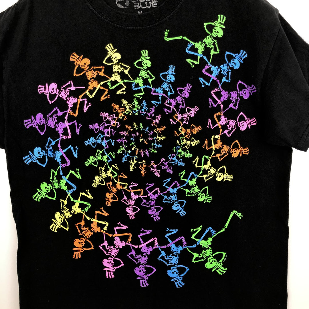 Liquid Blue LIQUID BLUE GRATEFUL DEAD Grateful Dead Band T-shirt Band Tee Men's M size cotton black type Vintage Second Hand