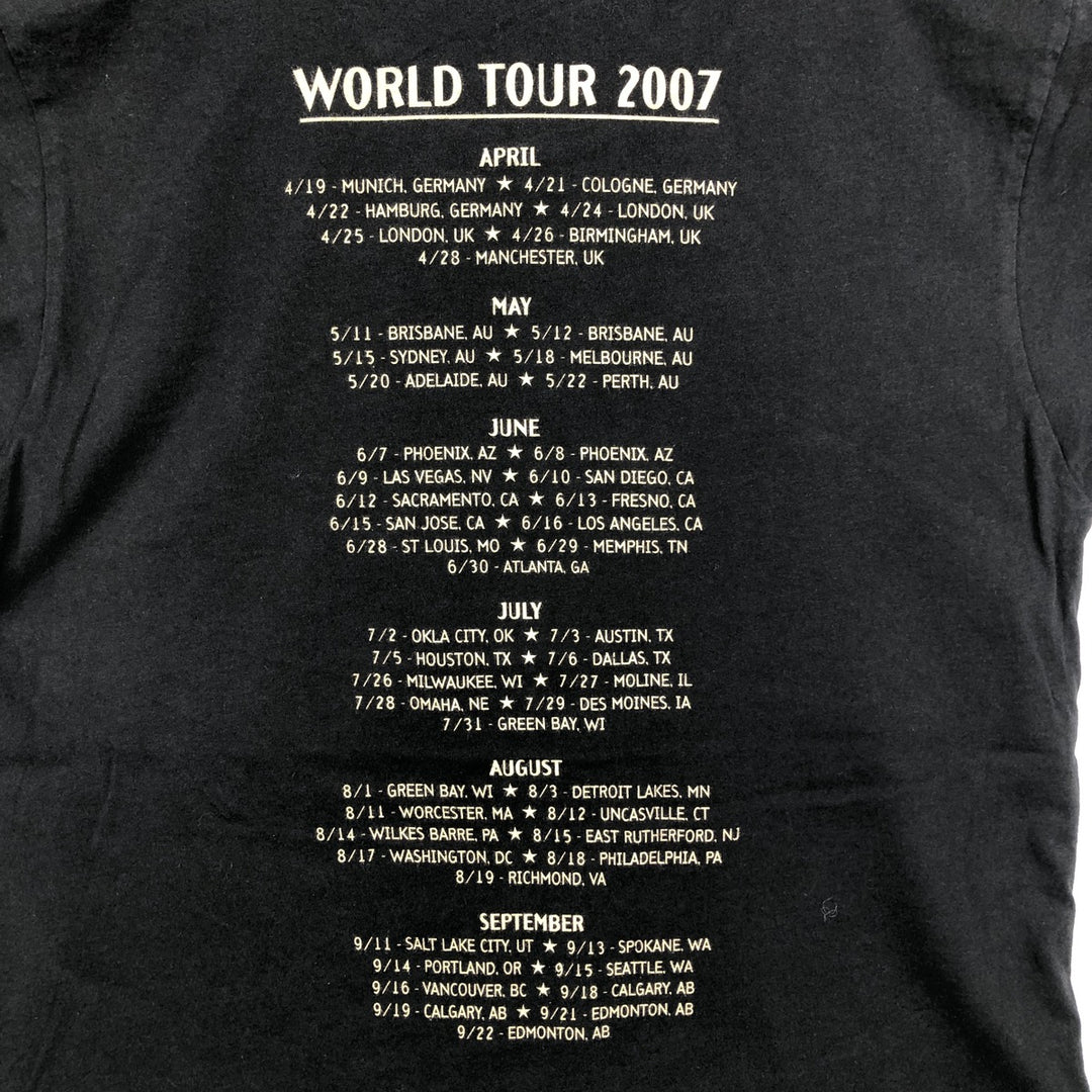 KEITH URBAN Band T-shirt, Made in USA, Men's Size M (approx.) cotton black type Vintage Second Hand