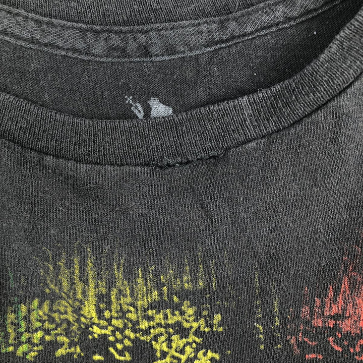 ZION Bob Marley Band T-Shirt (Men's XXL equivalent) cotton black type Vintage Second Hand