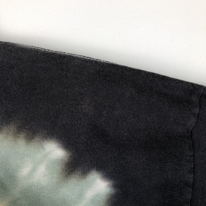 SUBLIME Tie-dye Pattern Band T-shirt, Men's XL size unclear black type Vintage Second Hand