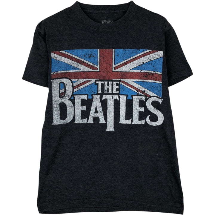 THE BEATLES Band T-shirt, Band T, Men's S size cotton Charcoal Vintage Second Hand