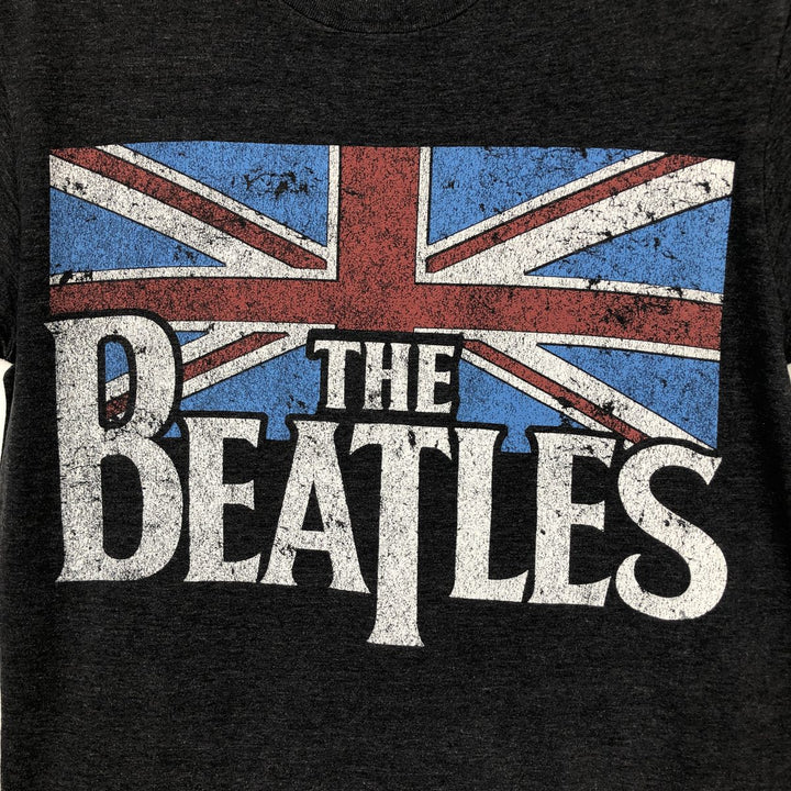 THE BEATLES Band T-shirt, Band T, Men's S size cotton Charcoal Vintage Second Hand