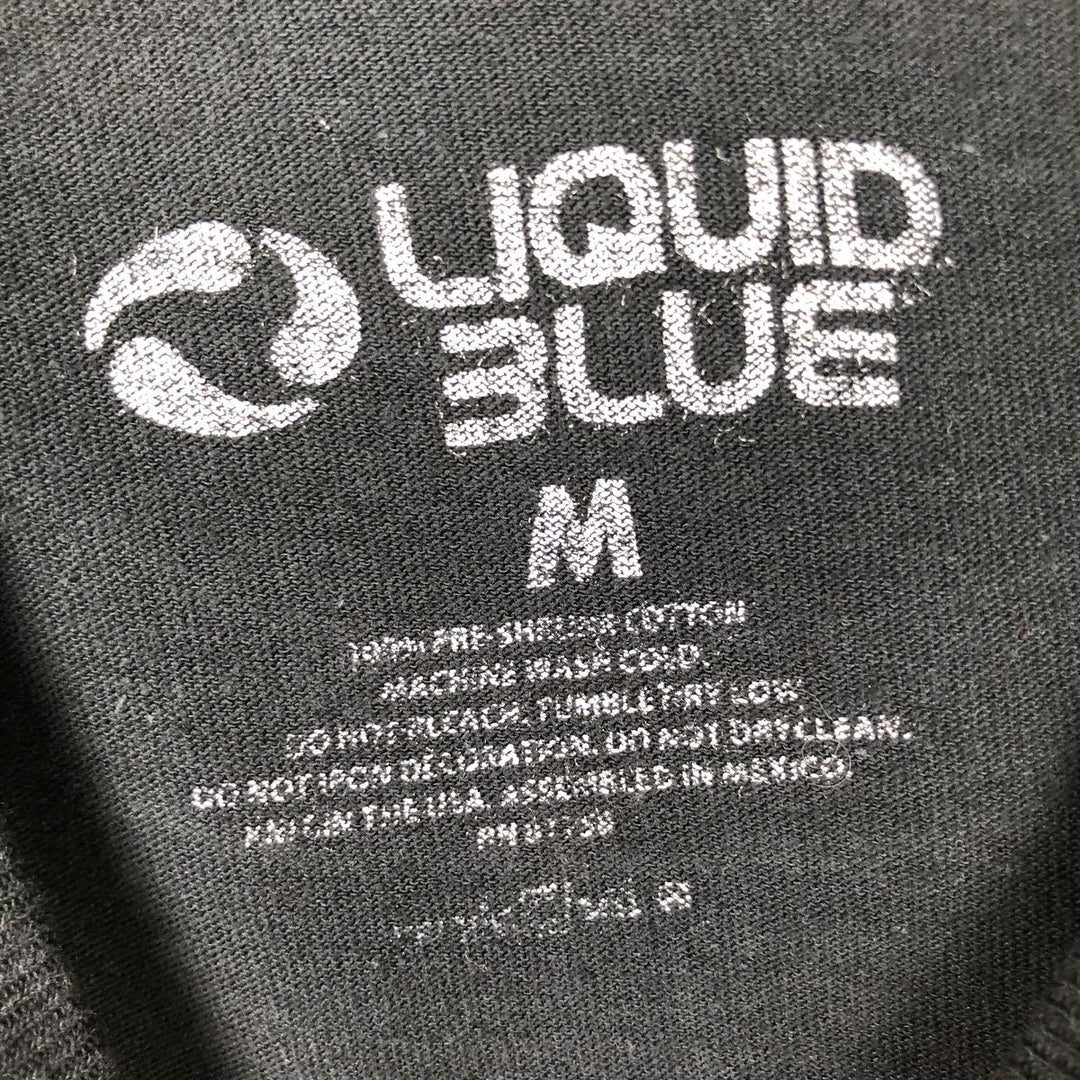 LIQUID BLUE AC cotton black type Vintage Second Hand