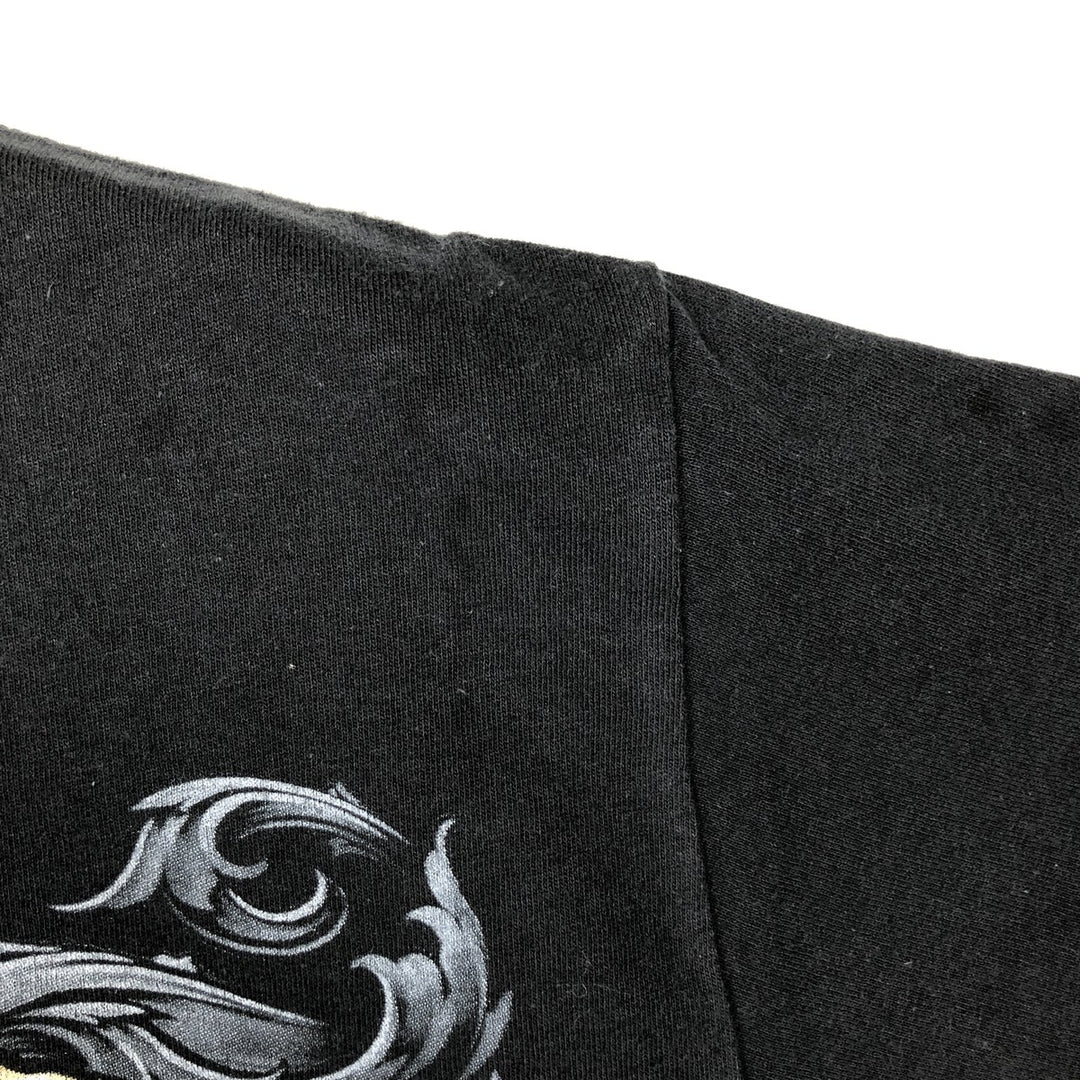 LIQUID BLUE AC cotton black type Vintage Second Hand
