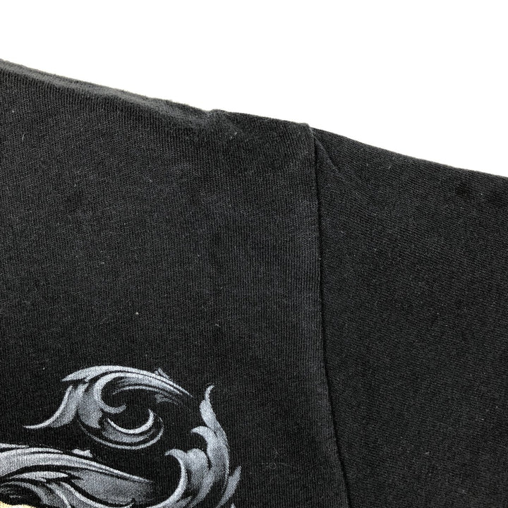 LIQUID BLUE AC cotton black type Vintage Second Hand