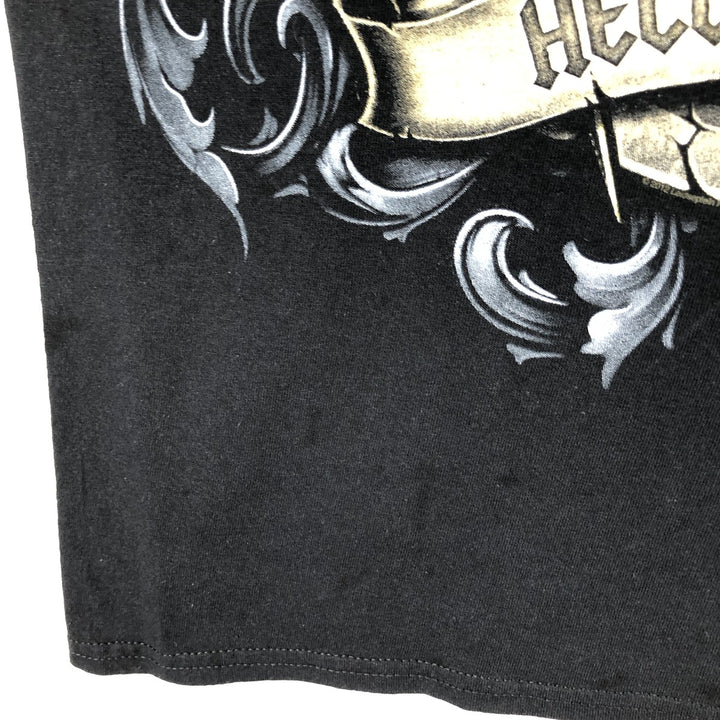 LIQUID BLUE AC cotton black type Vintage Second Hand
