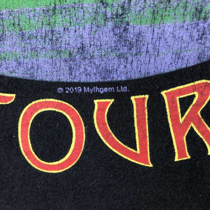 LED ZEPPELIN Led Zeppelin Band T-shirt Band T Men's M size cotton black type Vintage Second Hand