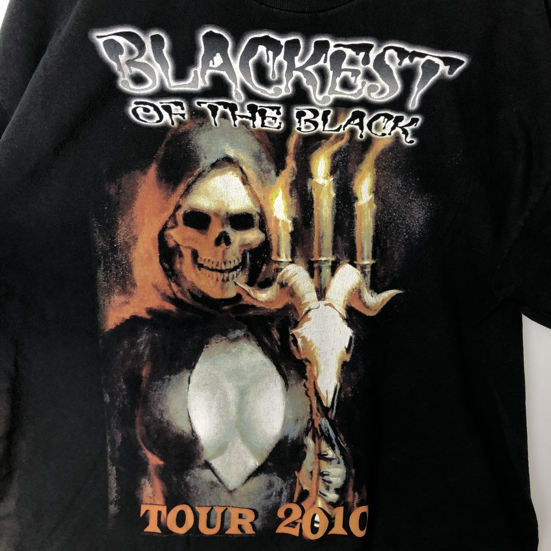 ALSTYLE Danzig Blackest of the Black Tour 2010 Band T-Shirt (Men's XXL equivalent) cotton black type Vintage Second Hand