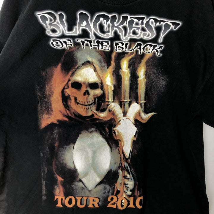 ALSTYLE Danzig Blackest of the Black Tour 2010 Band T-Shirt (Men's XXL equivalent) cotton black type Vintage Second Hand
