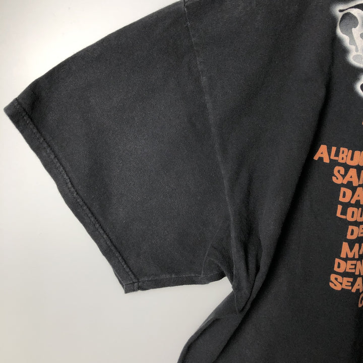 ALSTYLE Danzig Blackest of the Black Tour 2010 Band T-Shirt (Men's XXL equivalent) cotton black type Vintage Second Hand