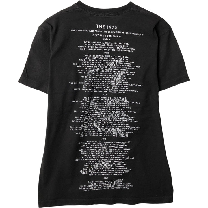 THE 1975 (The Nineteen Seventy-Five) Band T-Shirt, Men's Size M (approx.) cotton black type Vintage Second Hand