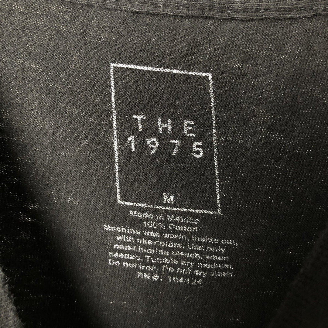 THE 1975 (The Nineteen Seventy-Five) Band T-Shirt, Men's Size M (approx.) cotton black type Vintage Second Hand
