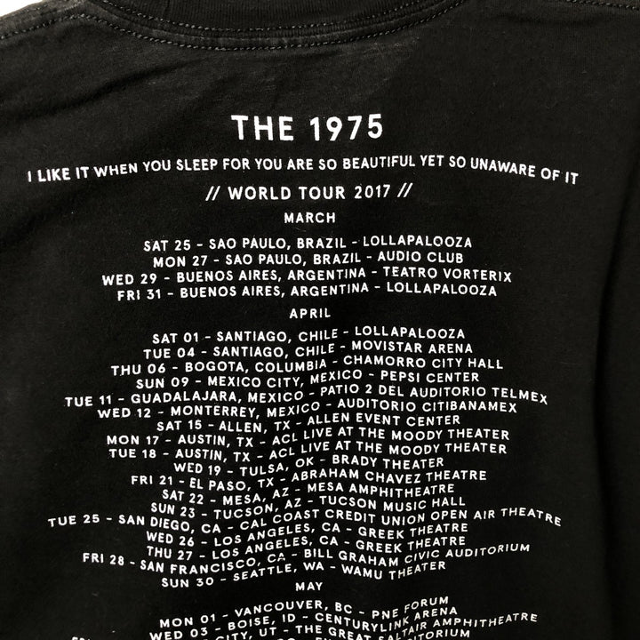 THE 1975 (The Nineteen Seventy-Five) Band T-Shirt, Men's Size M (approx.) cotton black type Vintage Second Hand