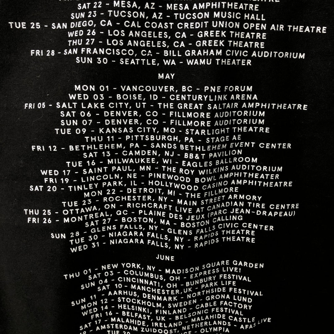 THE 1975 (The Nineteen Seventy-Five) Band T-Shirt, Men's Size M (approx.) cotton black type Vintage Second Hand