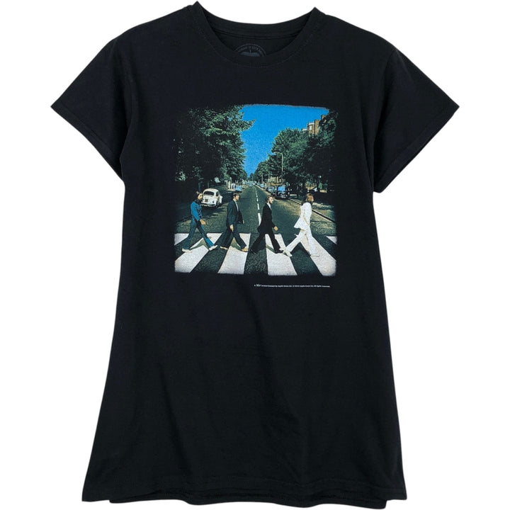 THE BEATLES Band T-shirt, Band T, Men's XL size unclear black type Vintage Second Hand