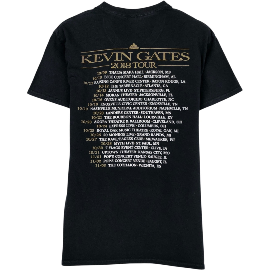 Gildan Kevin Gates Rap T-Shirt (Men's Size M) cotton black type Vintage Second Hand