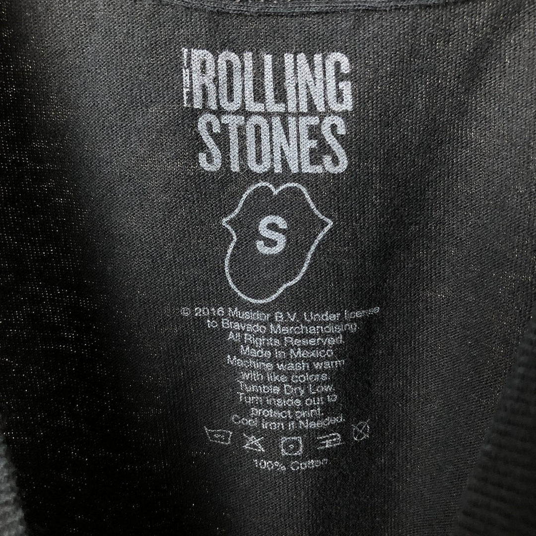 The Rolling Stones Band T-Shirt, Men's Size Small cotton black type Vintage Second Hand