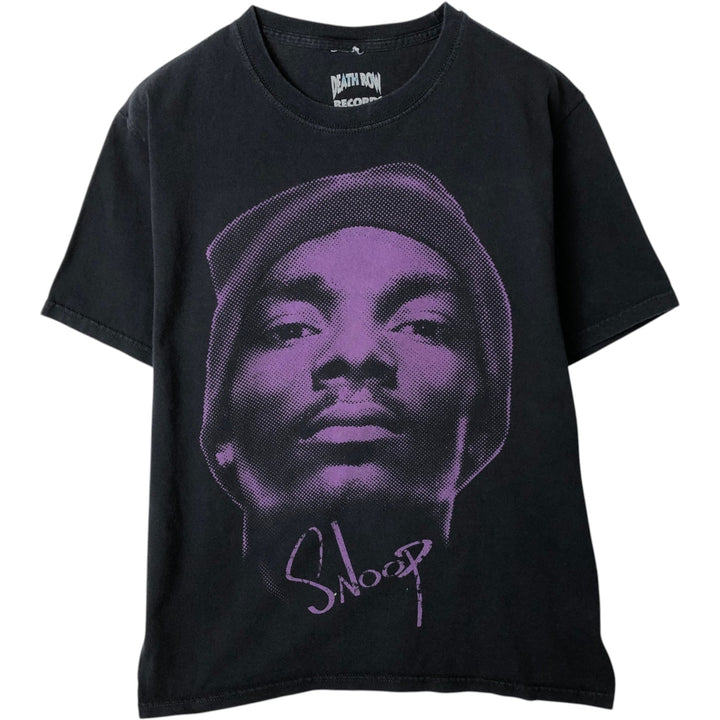 DEATH ROW RECORDS SNOOP DOGG Rap T-Shirt (Men's Size M) cotton black type Vintage Second Hand