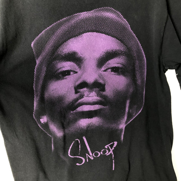 DEATH ROW RECORDS SNOOP DOGG Rap T-Shirt (Men's Size M) cotton black type Vintage Second Hand