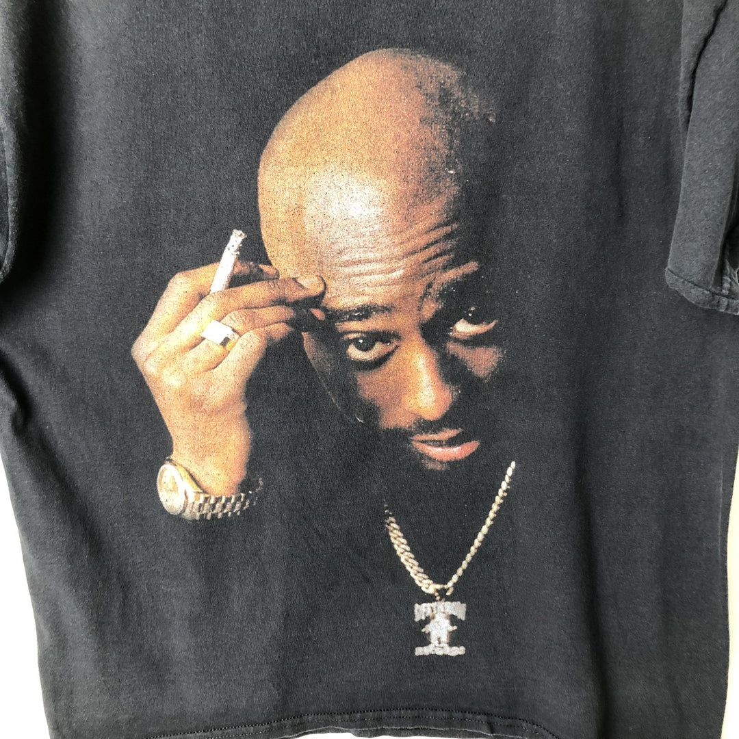Gildan Ultra Cotton 2-Pac Wrap T-Shirt (Men's Size L) cotton black type Vintage Second Hand