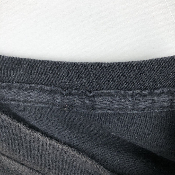 90s-era printed T-shirt, men's size XL. unclear Charcoal Vintage Second Hand