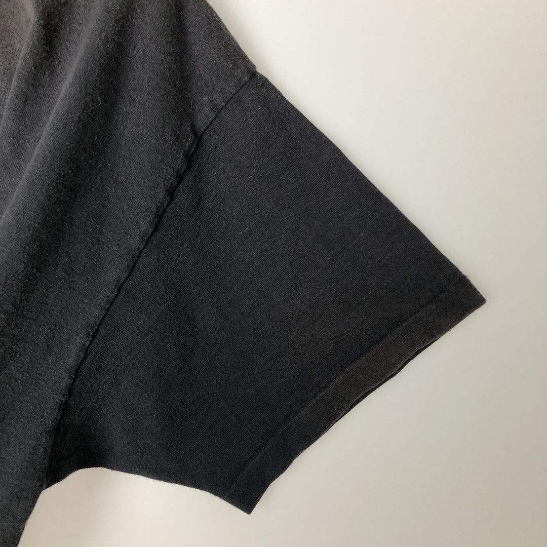 90s-era printed T-shirt, men's size XL. unclear Charcoal Vintage Second Hand