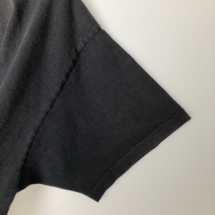 90s-era printed T-shirt, men's size XL. unclear Charcoal Vintage Second Hand