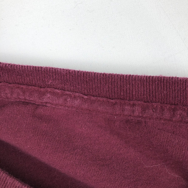 THE WHO Band T-shirt, Men's L size unclear burgundy type Vintage Second Hand