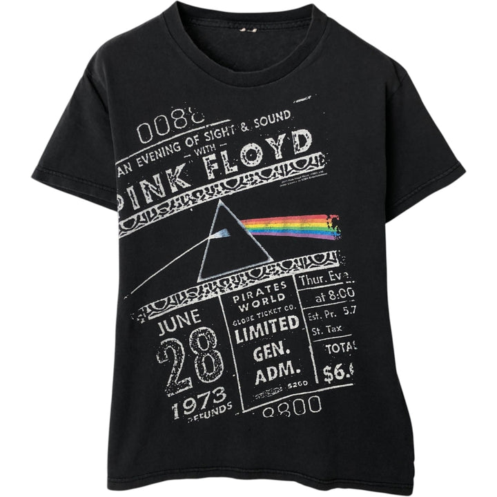PINK FLOYD Pink Floyd Band T-shirt Band T Men's S size unclear black type Vintage Second Hand
