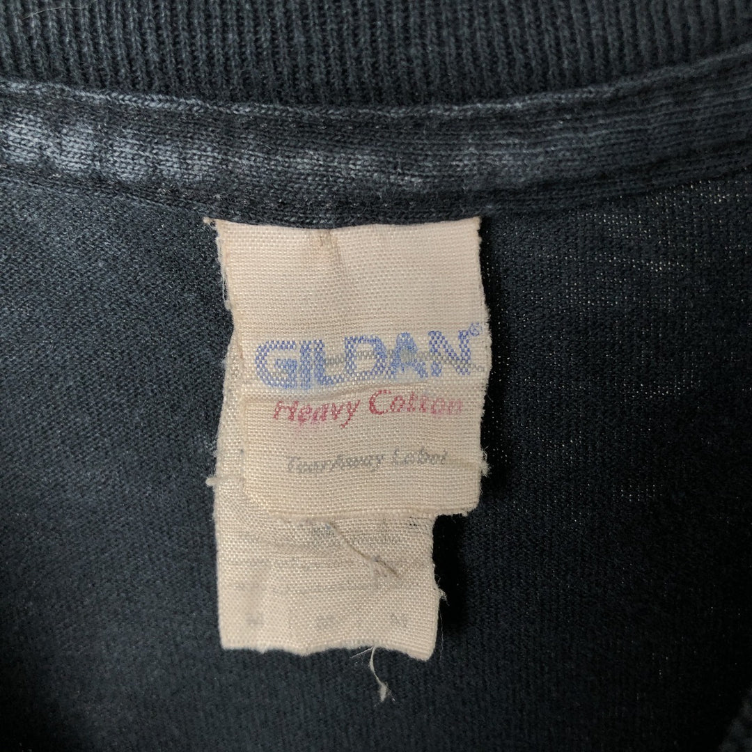 Gildan Heavy Cotton Led Zeppelin Band T-Shirt (Men's Size M) cotton black type Vintage Second Hand