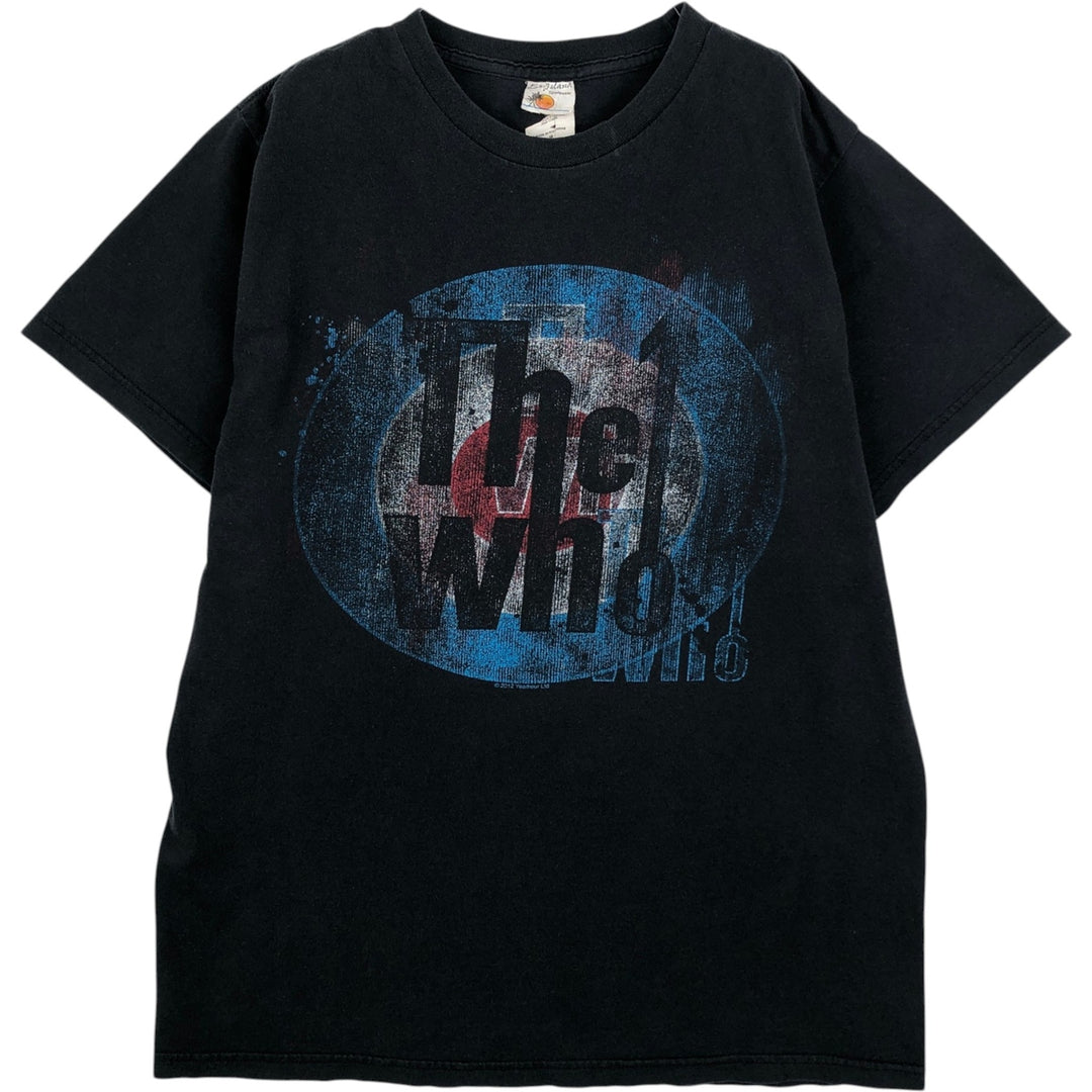BAY ISLAND THE WHO Band T-shirt (Men's size M) cotton black type Vintage Second Hand