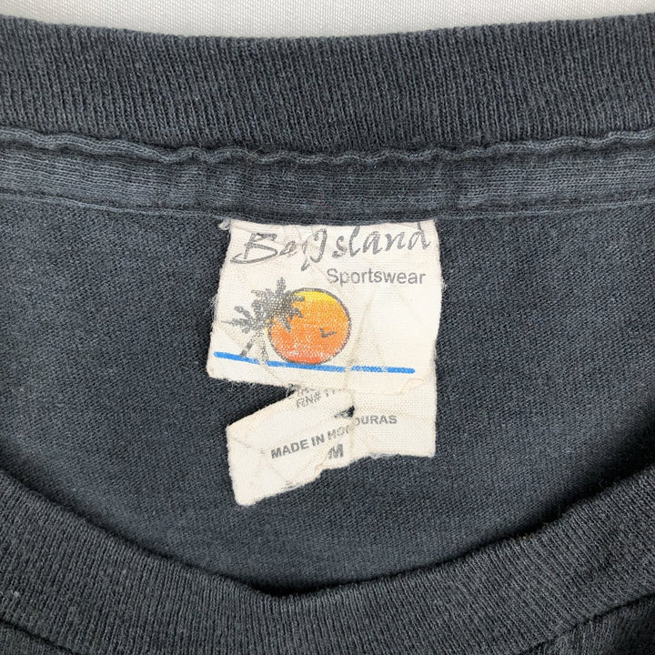 BAY ISLAND THE WHO Band T-shirt (Men's size M) cotton black type Vintage Second Hand