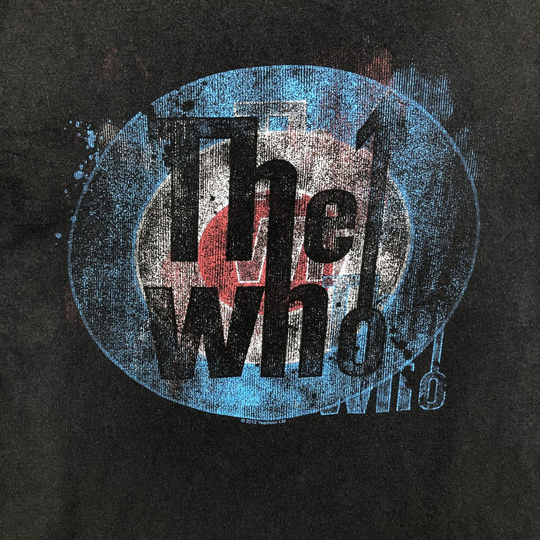 BAY ISLAND THE WHO Band T-shirt (Men's size M) cotton black type Vintage Second Hand