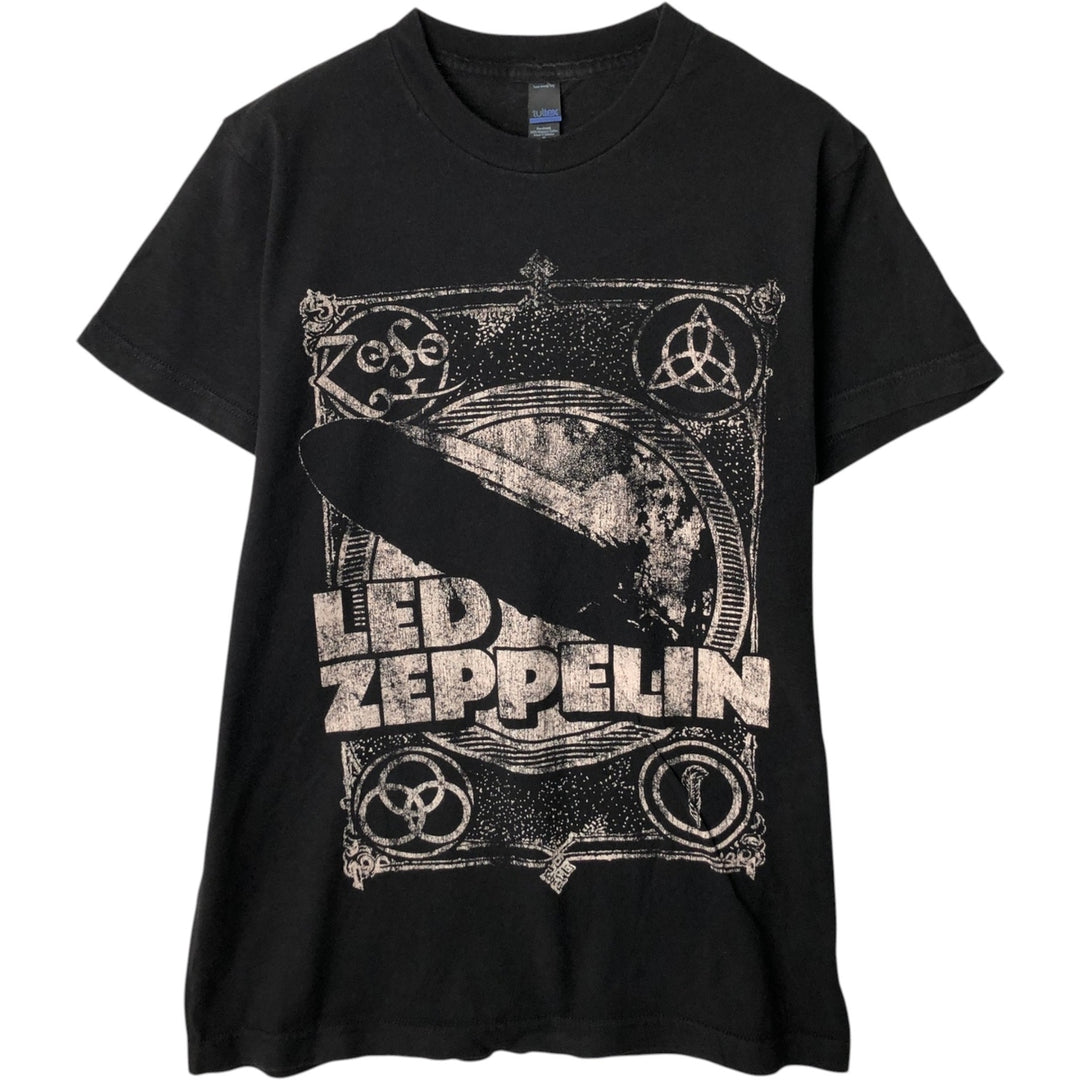 Tultex LED ZEPPELIN Band T-Shirt (Men's Size M) cotton black type Vintage Second Hand