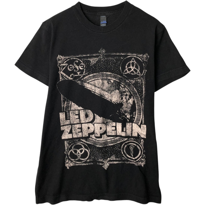 Tultex LED ZEPPELIN Band T-Shirt (Men's Size M) cotton black type Vintage Second Hand