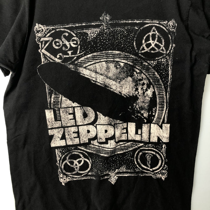 Tultex LED ZEPPELIN Band T-Shirt (Men's Size M) cotton black type Vintage Second Hand