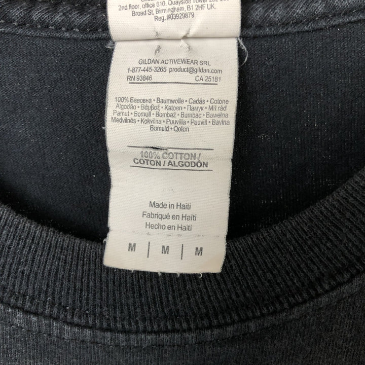 Gildan Heavy Cotton AC cotton black type Vintage Second Hand