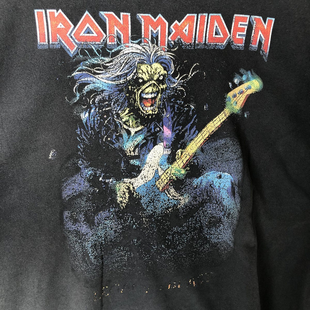 PORT&COMPANY IRON MAIDEN Band T-shirt (Men's XXL equivalent) cotton black type Vintage Second Hand