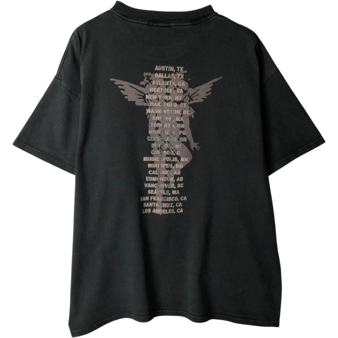 DELTA QUEENS OF THE STONE AGE Band T-Shirt, Made in USA, Men's XL equivalent. cotton black type Vintage Second Hand
