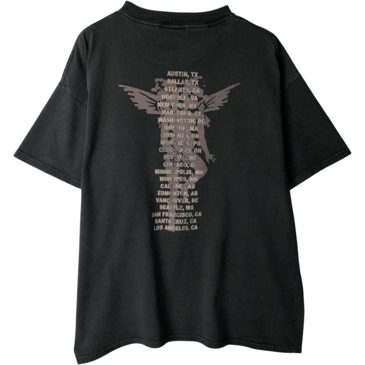 DELTA QUEENS OF THE STONE AGE Band T-Shirt, Made in USA, Men's XL equivalent. cotton black type Vintage Second Hand