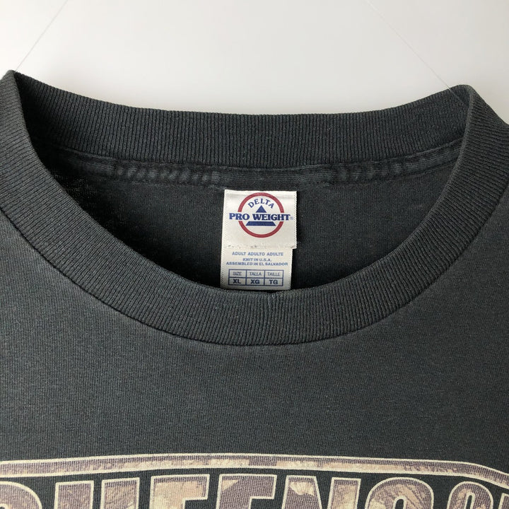 DELTA QUEENS OF THE STONE AGE Band T-Shirt, Made in USA, Men's XL equivalent. cotton black type Vintage Second Hand
