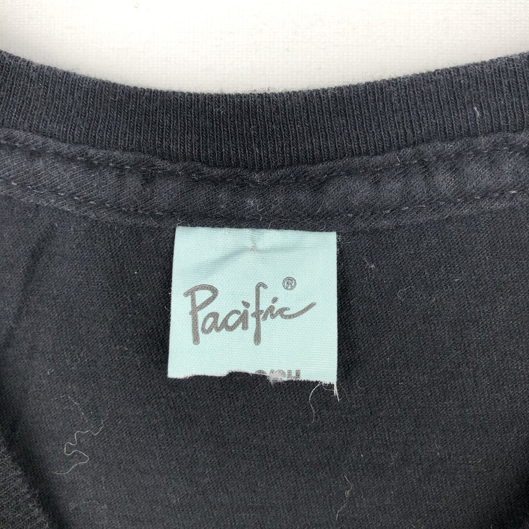 PACIFIC GREEN DAY Band T-shirt (Men's size S equivalent) unclear black type Vintage Second Hand