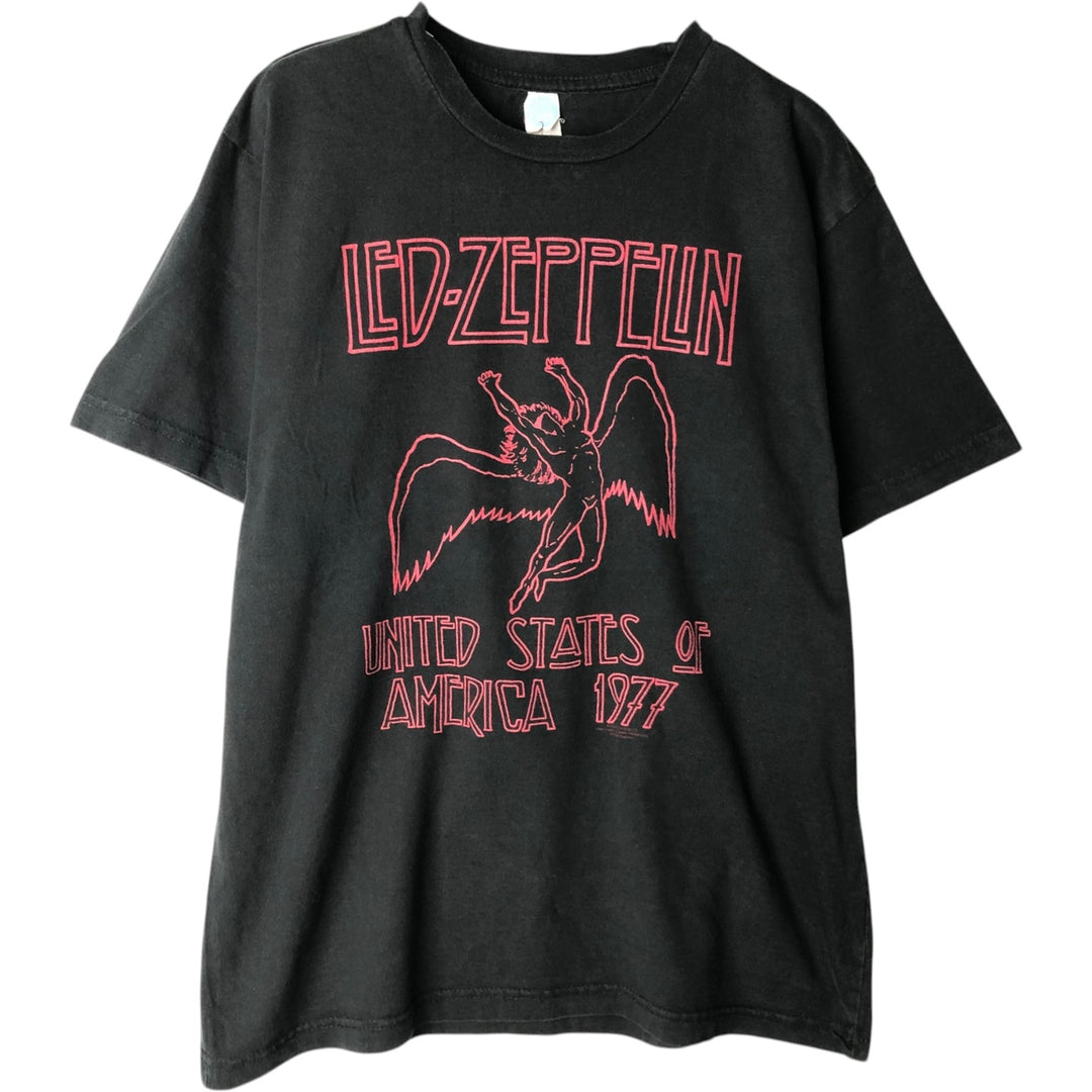 2000'S THE CORE LED ZEPPELIN Band T-shirt (Men's size L equivalent) cotton black type Vintage Second Hand