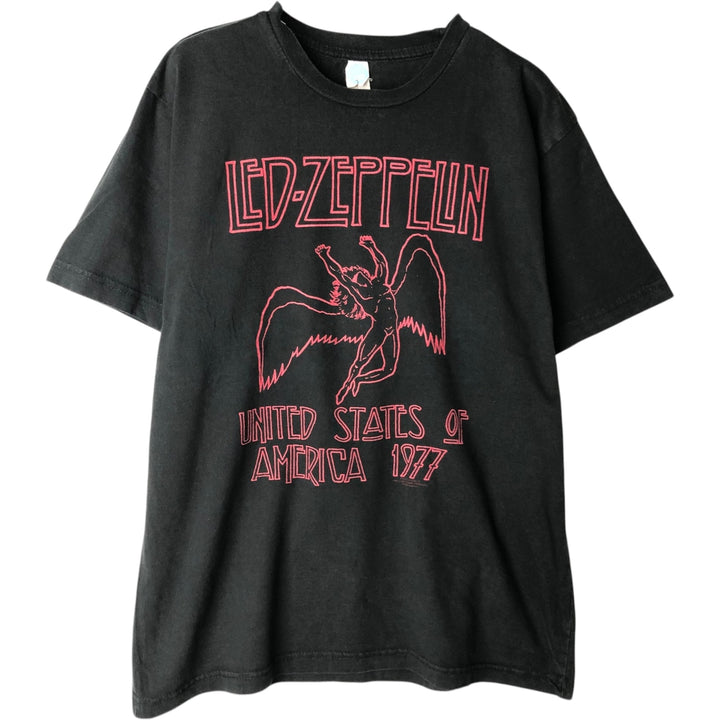 2000'S THE CORE LED ZEPPELIN Band T-shirt (Men's size L equivalent) cotton black type Vintage Second Hand