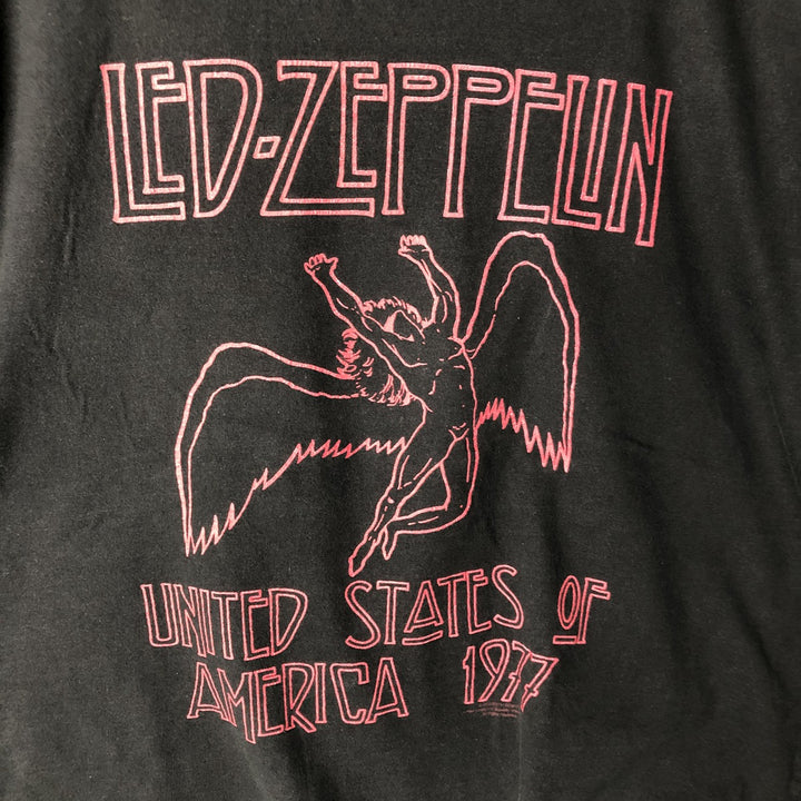 2000'S THE CORE LED ZEPPELIN Band T-shirt (Men's size L equivalent) cotton black type Vintage Second Hand