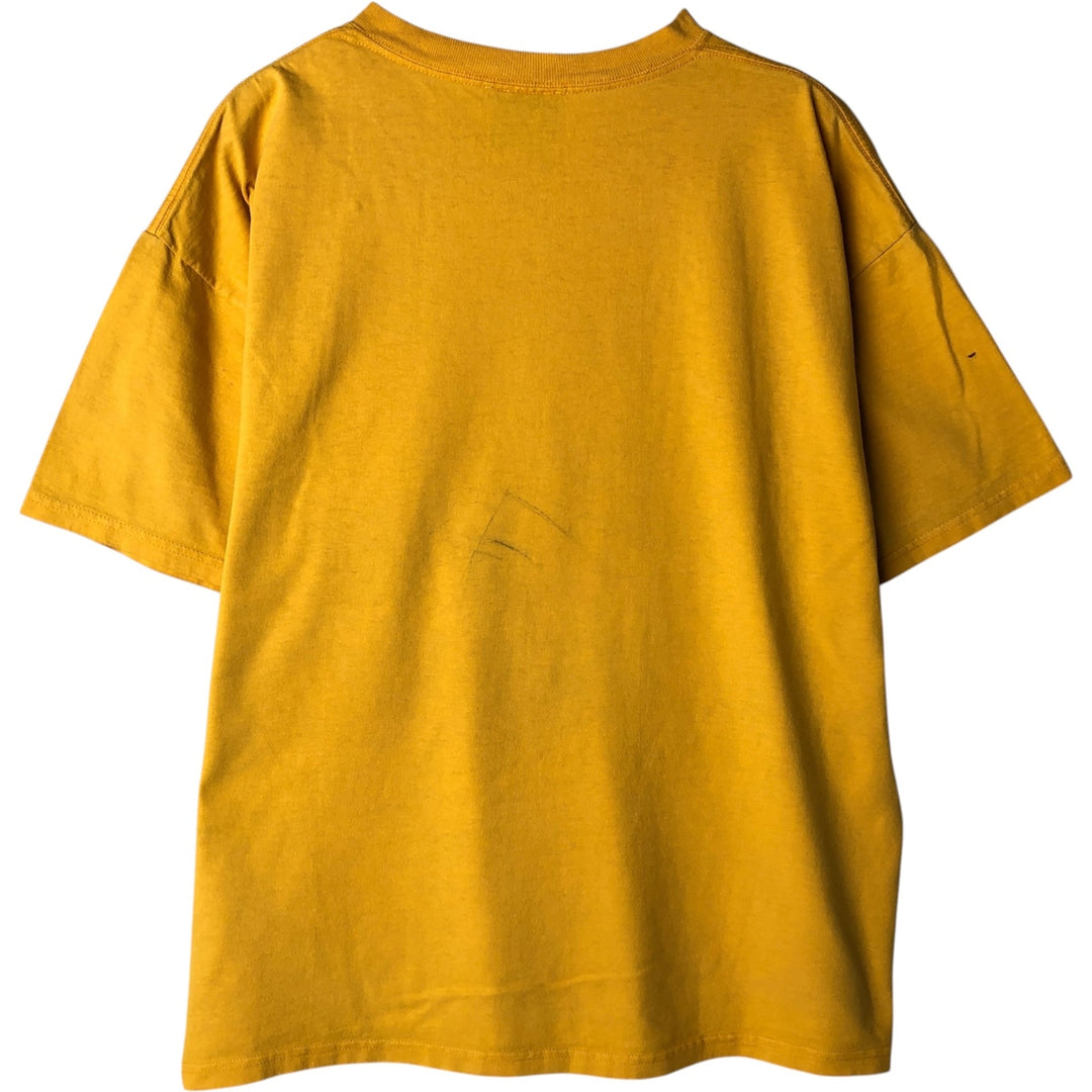 2000'S Zion Bob Marley Band T-shirt, Made in USA, Men's XL equivalent. cotton yellow type Vintage Second Hand