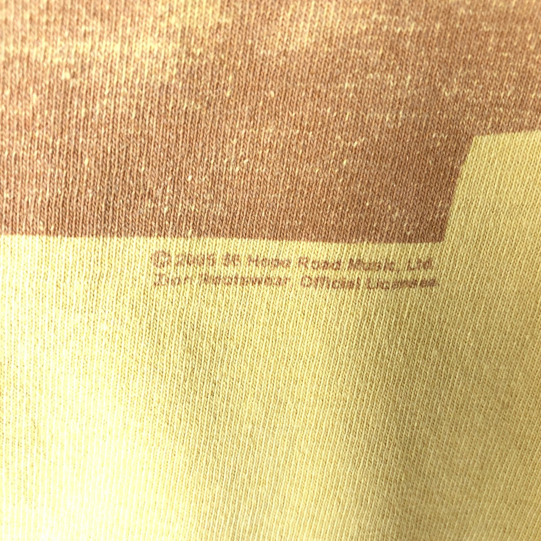 2000'S Zion Bob Marley Band T-shirt, Made in USA, Men's XL equivalent. cotton yellow type Vintage Second Hand