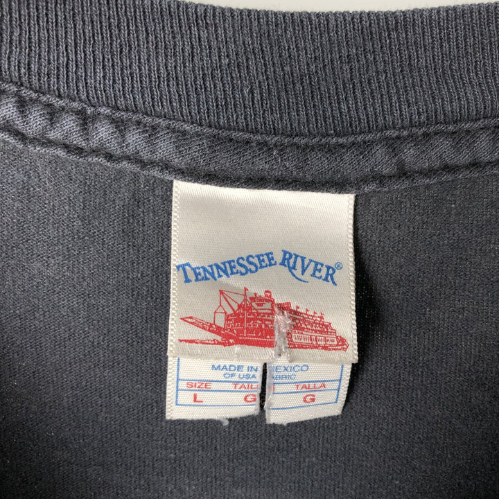 TENNESSEE RIVER Man? Manner Band T-shirt (Men's size L equivalent) cotton black type Vintage Second Hand